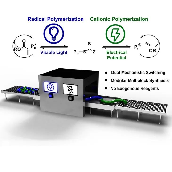 ​康奈尔大学《Chem》：光电交替作用，聚合机理随心切换，轻松合成六嵌段共聚物