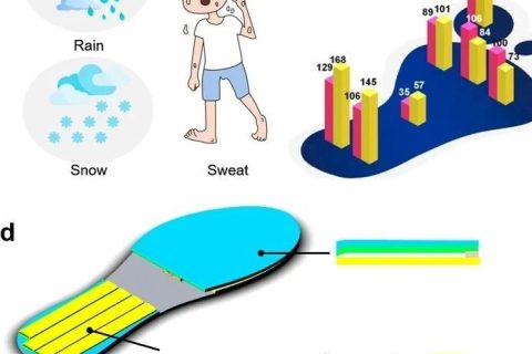 这只“鞋垫”不简单，登上《ACS Nano》！三校联合开发出不怕潮湿、可发电的智能鞋垫