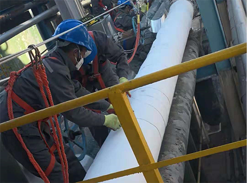 青岛石油石化气凝胶管线保温案例